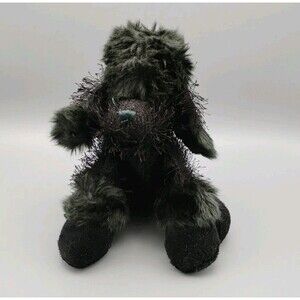 Ganz Webkinz Black Poodle Plush Dog Stuffed Animal HM191 NO CODE